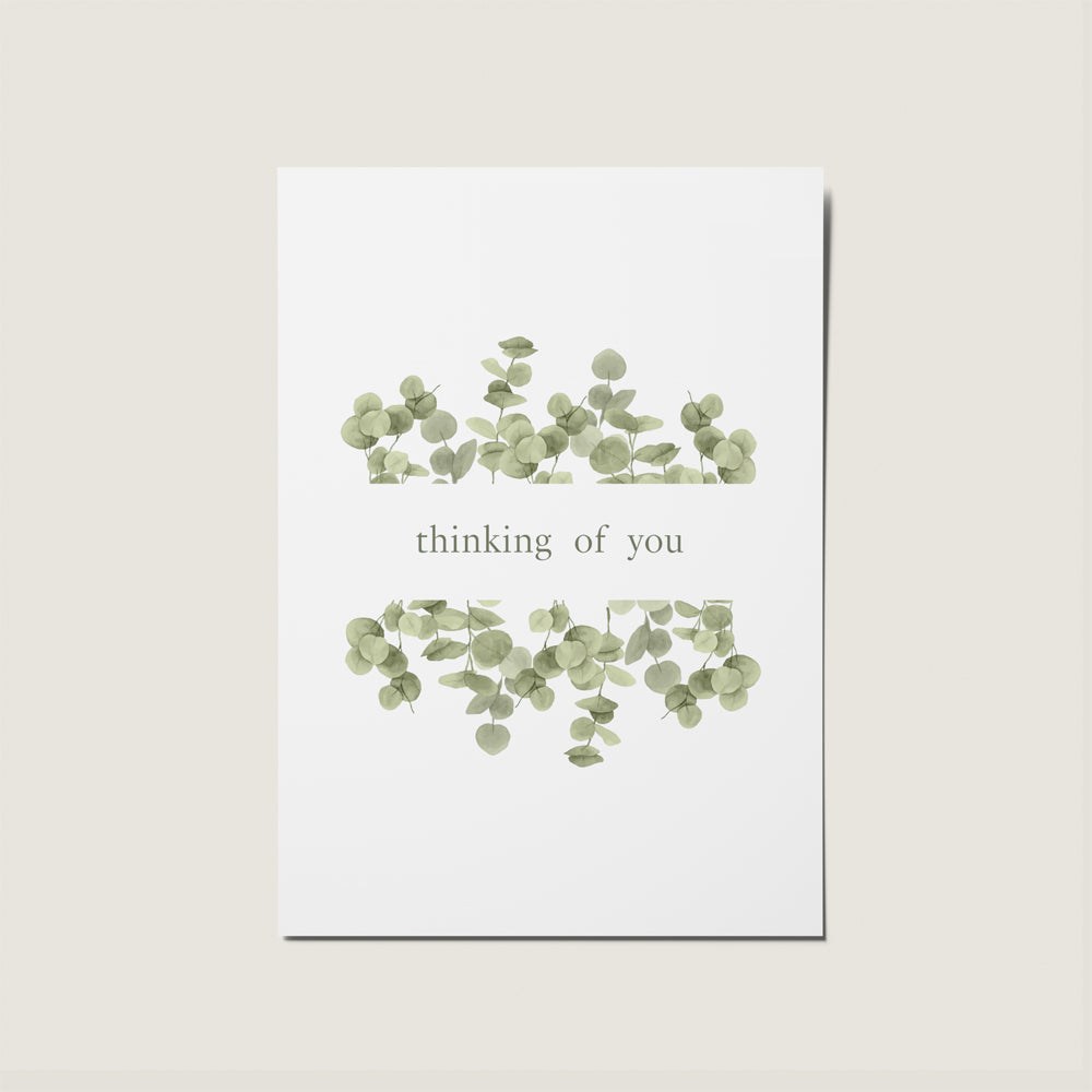 Eucalyptus Thinking Of You Card